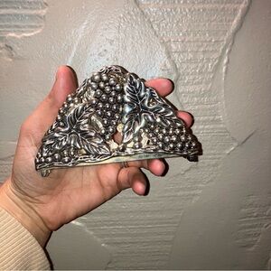 Vintage Silver Plated Letter or Napkin Holder